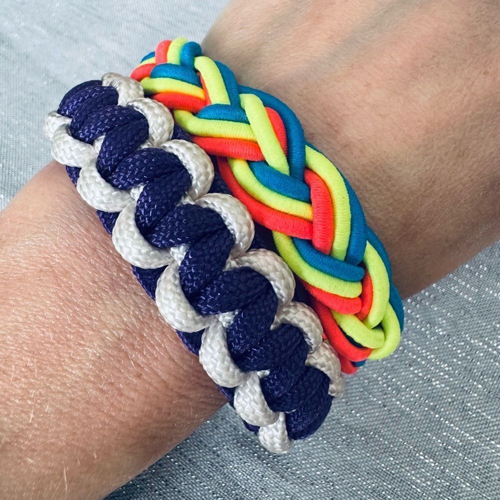2 Rope Braided Woven Bracelets